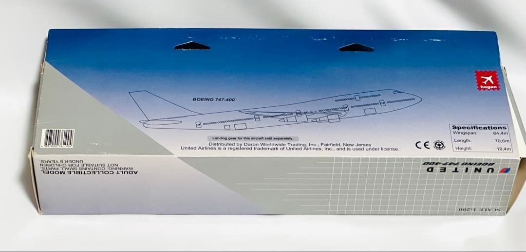 hogan 1/200 ユナイテッド航空 747-400