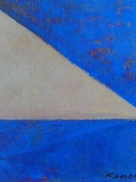 神戸　文子、フェズの街角、希少な画集より、新品高級額装付、状態良好