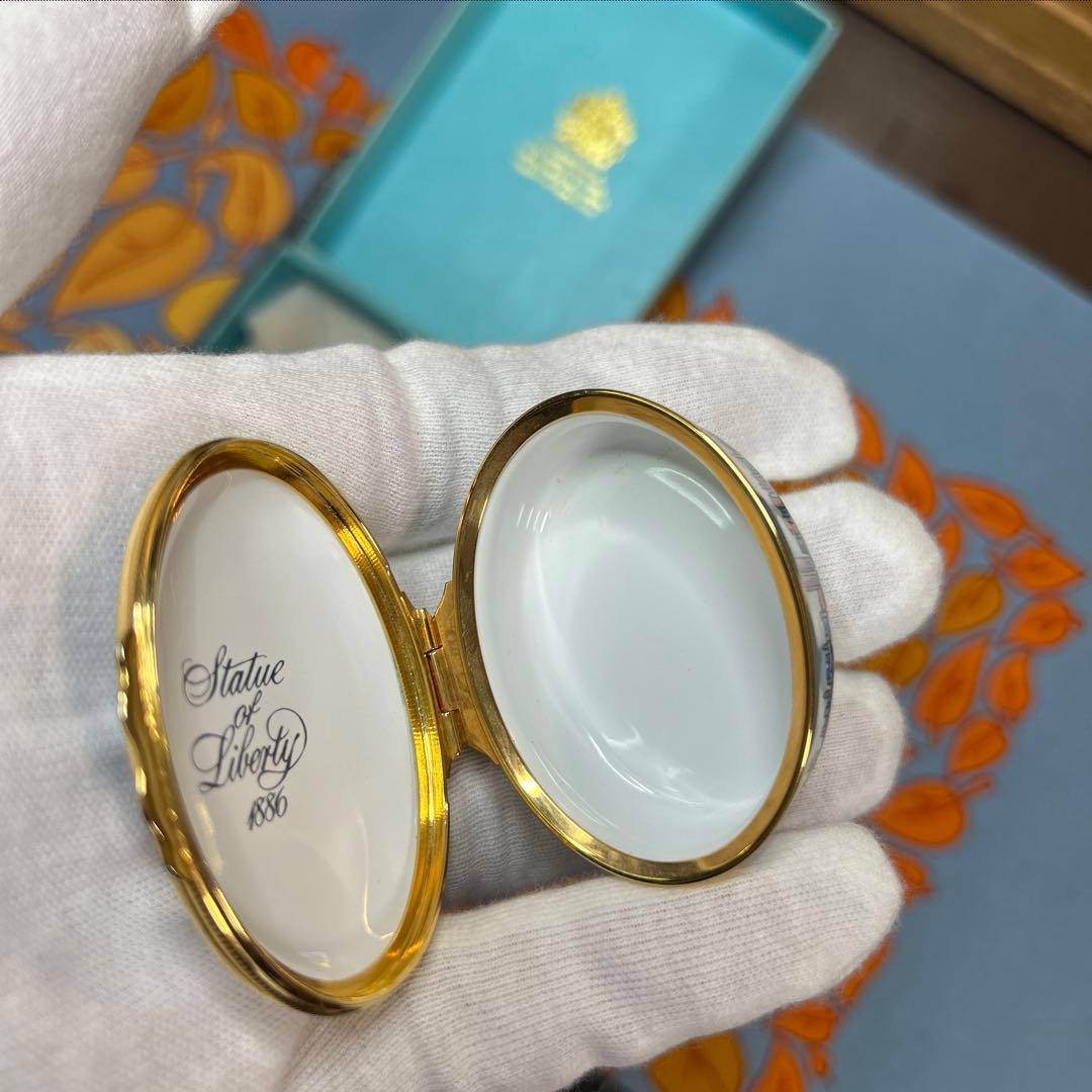 HALCYON DAYS 自由の女神像　ティファニーデザイン　小物入