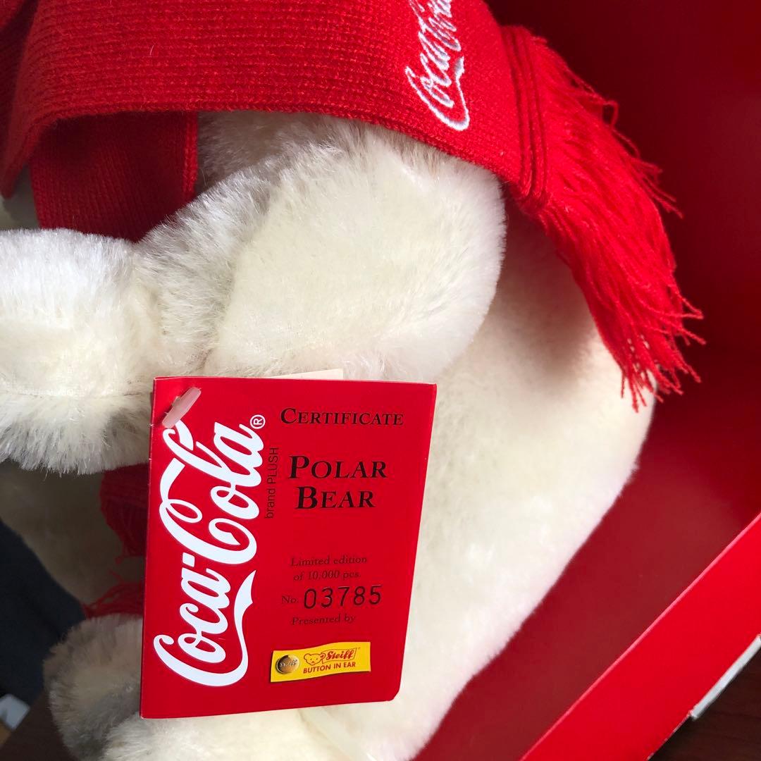 シュタイフ　コカコーラコラボ　ポーラベア