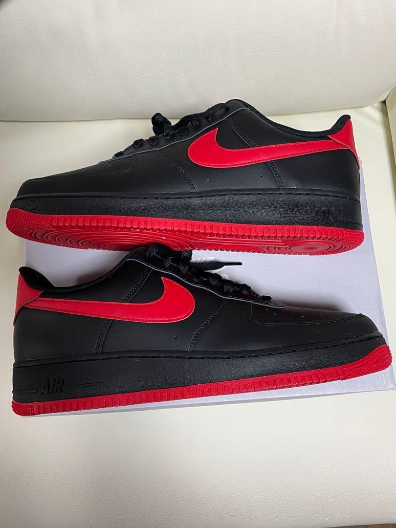 Nike Air Force 1 ブラック/レッド_31.0cm