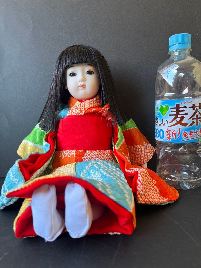 市松人形　抱き市松人形　小さな市松人形　ビスク市松人形　着せ替え市松人形