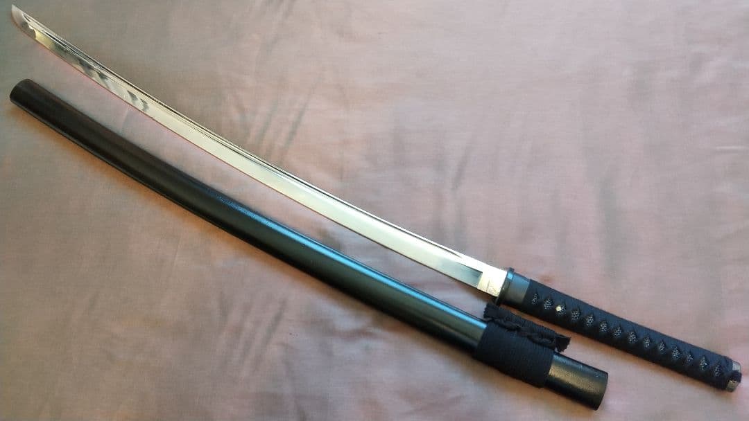 【鶴姫一文字風】模造刀 樋入り刀身 刀剣 喰出し鍔 模擬刀 日本刀