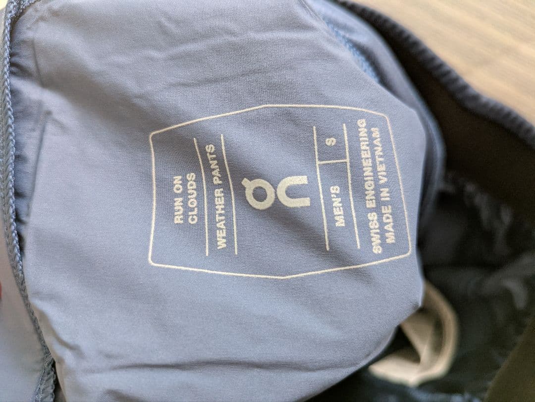 on　WeatherPants　新品　サイズS　メンズ