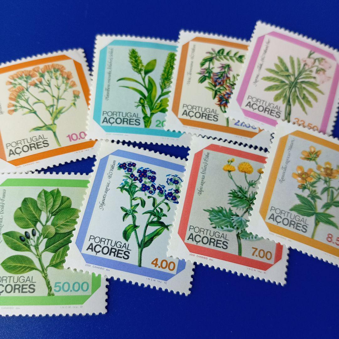 3348 外国切手 ドイツ 1991年 花 シリーズ 5種完