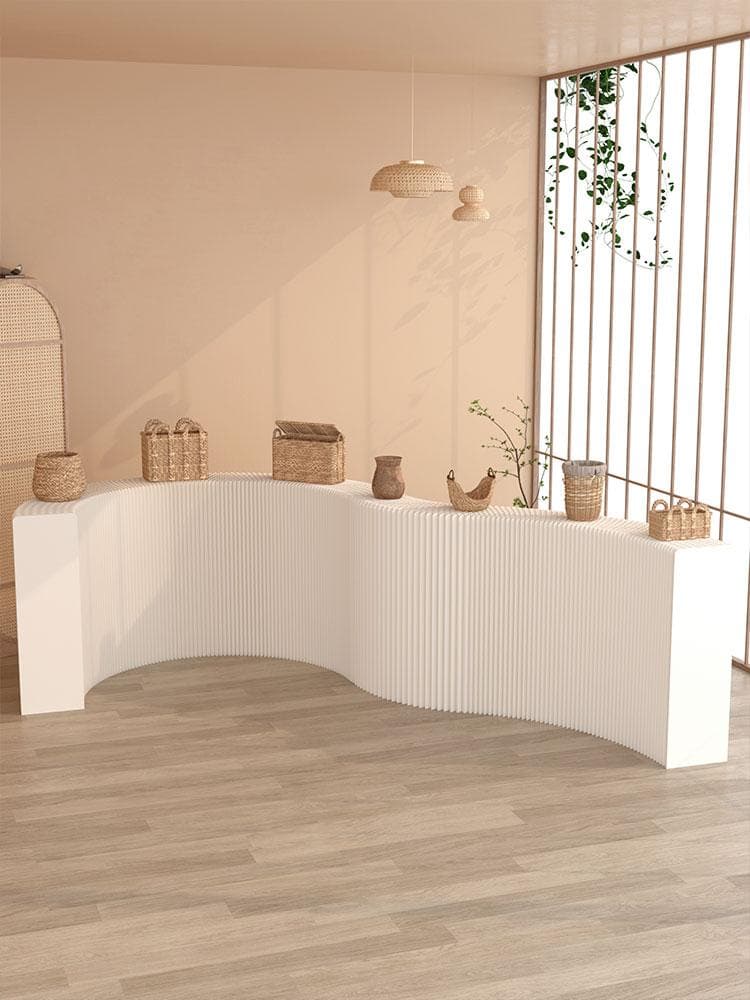 ディスプレイラック 展示台 陳列台 組立不要 折りたたみ長さ2-3ｍ高さ78㎝