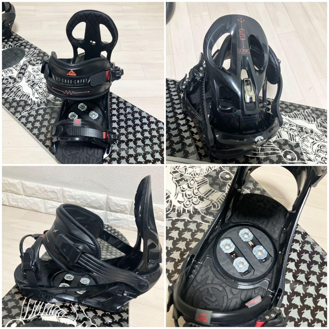 k2ケーツー城本敏由樹コラボスノーボードセット158cm/k2 SONICバイン