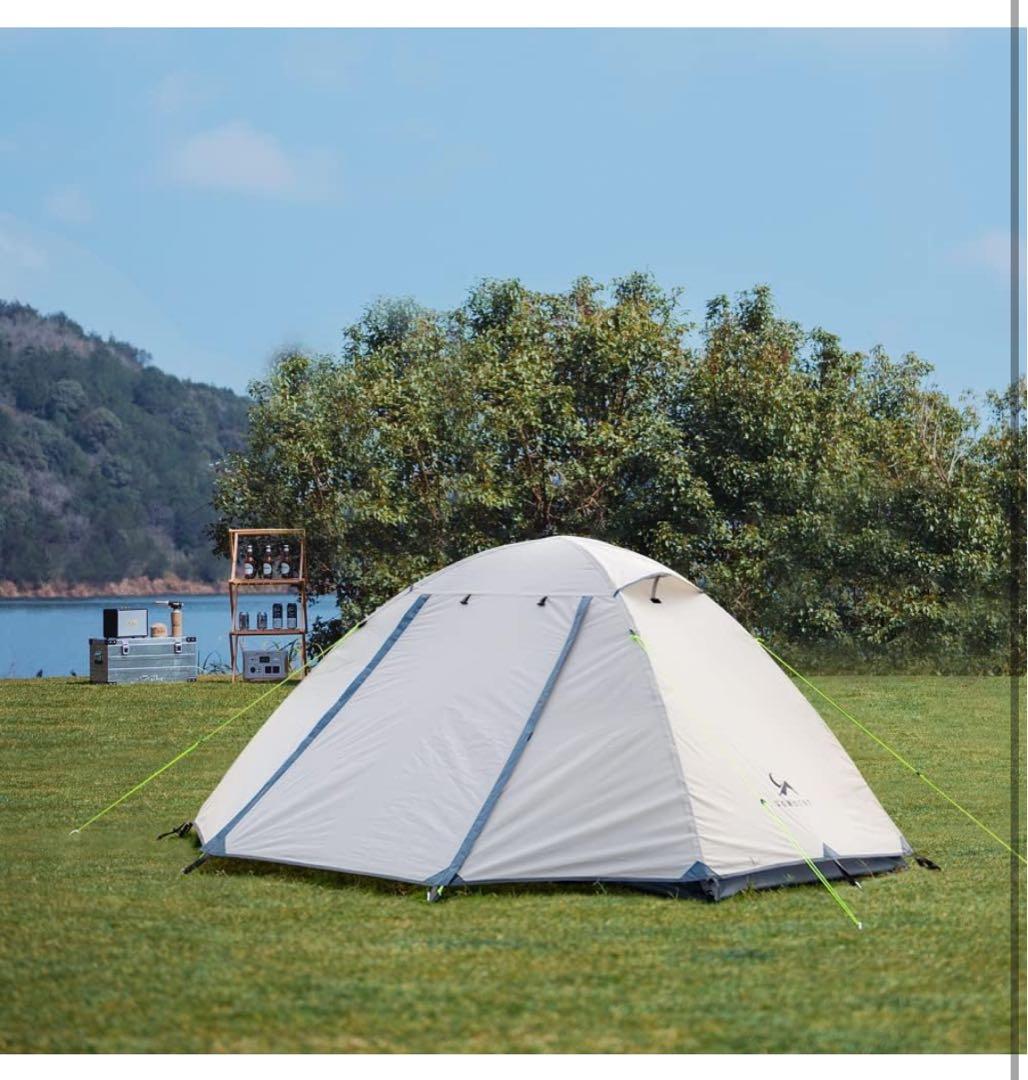 TOMOUNT テント 2人用 軽量 キャンプ テント 水圧3000mm