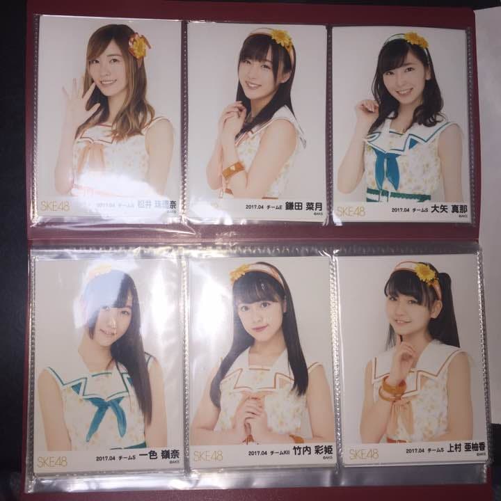 SKE48 2017 4月 月別 ランダム 生写真 3種コンプ 検)総選挙