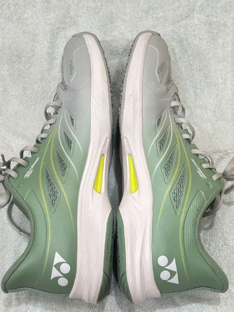 【美品】YONEX ソフトテニスシューズ AERODASH WIDE 27.0