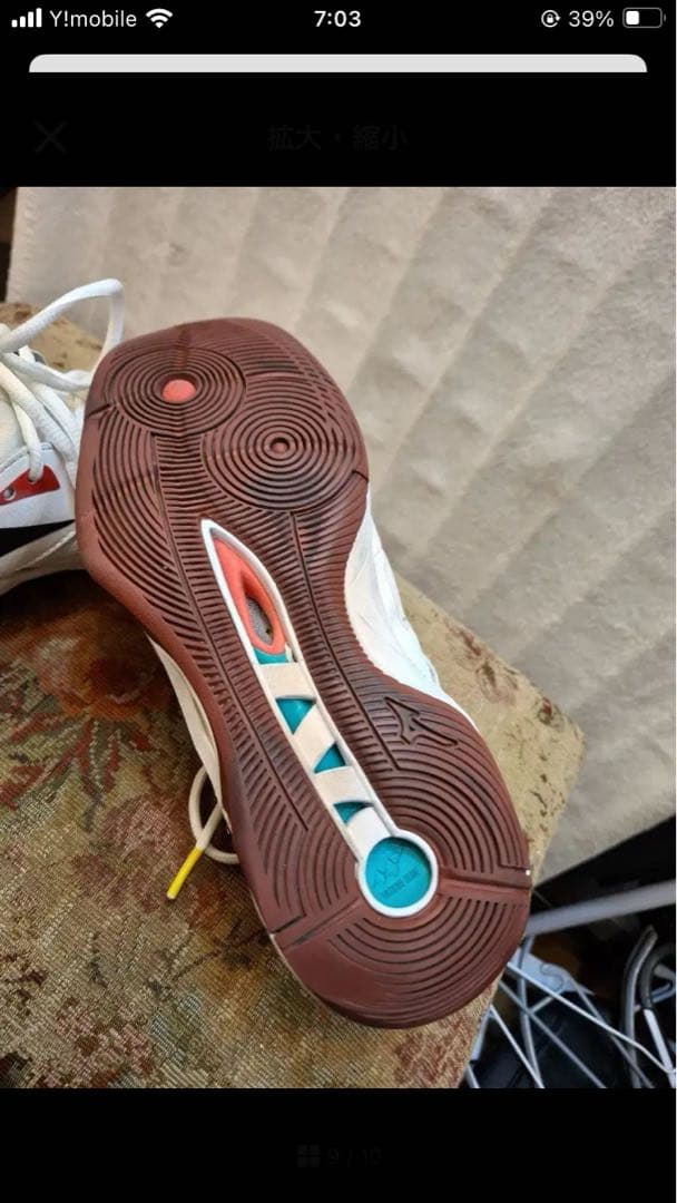 Mizuno バドミントンシューズ ホワイト/24.5 韓国限定