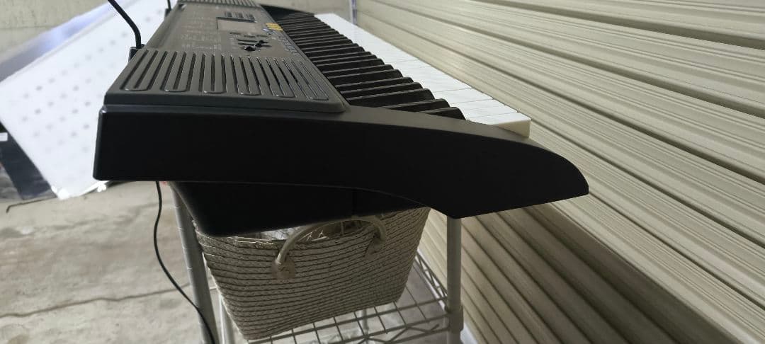 CASIO　LK-113　光ナビゲーションシステム　電子キーボード　椅子　各台付