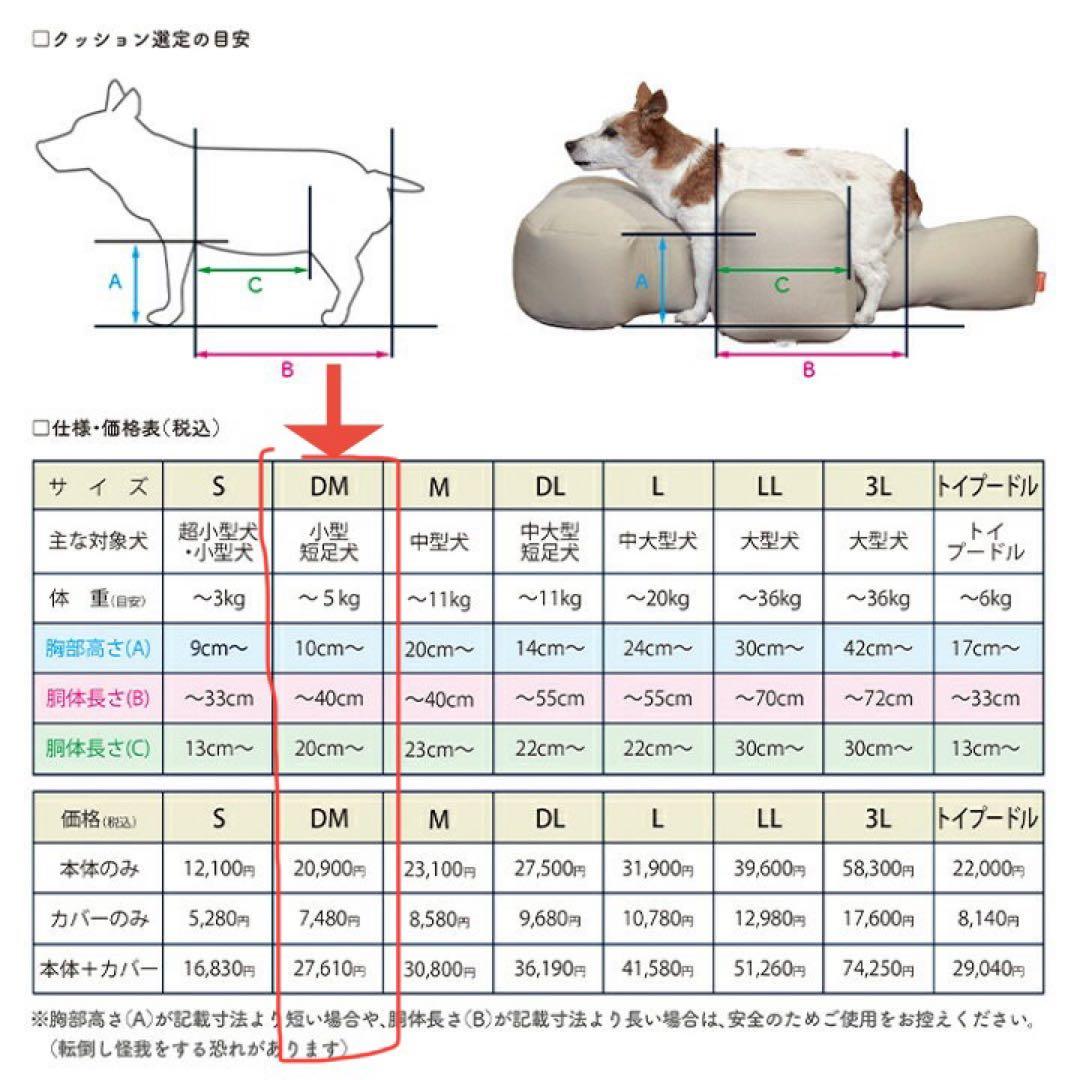 OneAid リラクッション DM 撥水カバー付 ダックス コーギー 介護