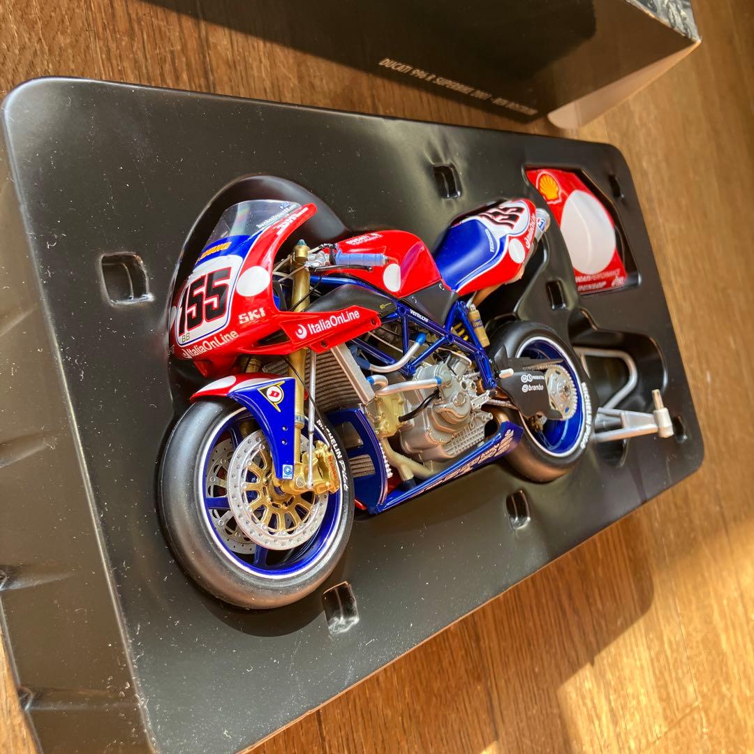 【新品・未使用】ミニチャンプス　DUCATI 996R 1/12