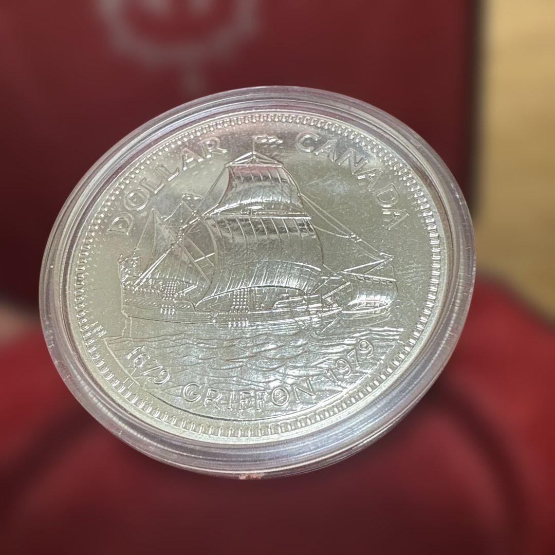 愛*夢様 1979年 カナダ グリフォン300周年記念 プルーフ銀貨