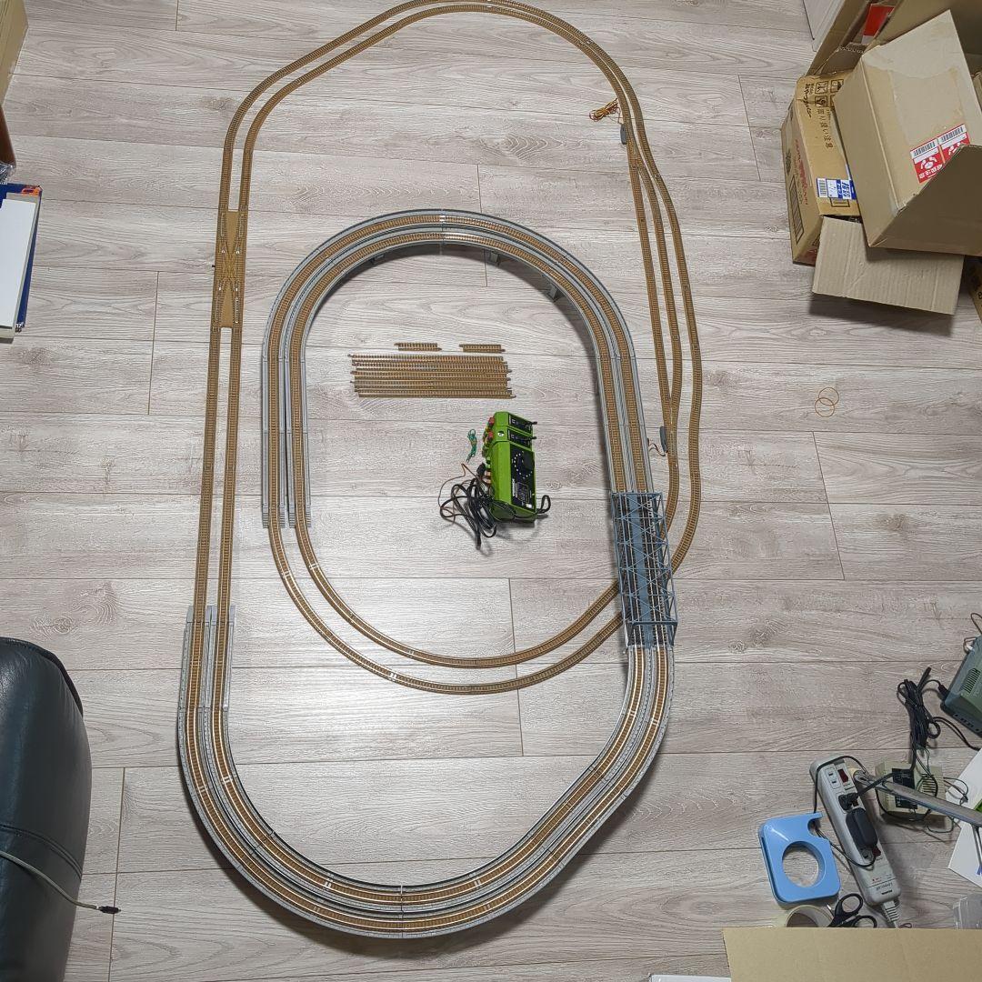 TOMIX複線立体交差、ポイント待避線レールセット