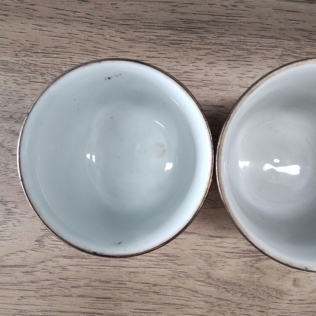 九谷焼 　湯呑み茶碗　2ヶセット　骨董品