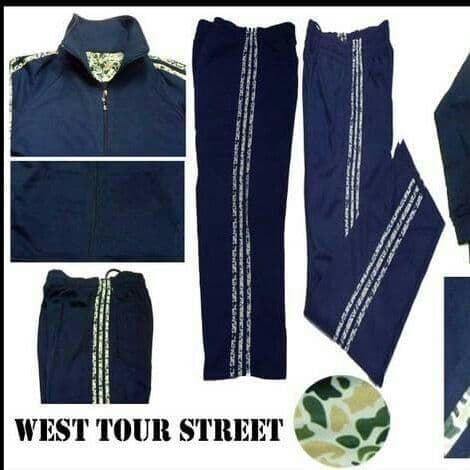 無料送料ウェッサイ セットアップ WESTTOUR USA 迷彩ストライプ新品