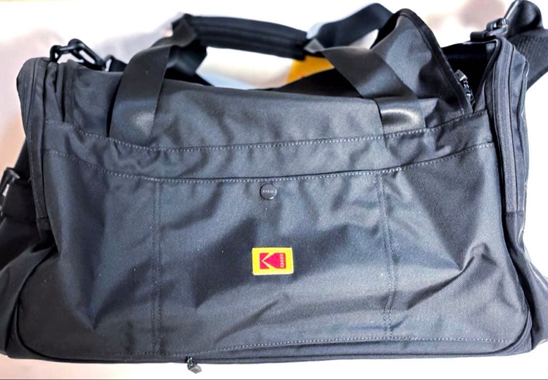 【新品未使用】KODAKアパレル ミディアムボストンバッグ 黒