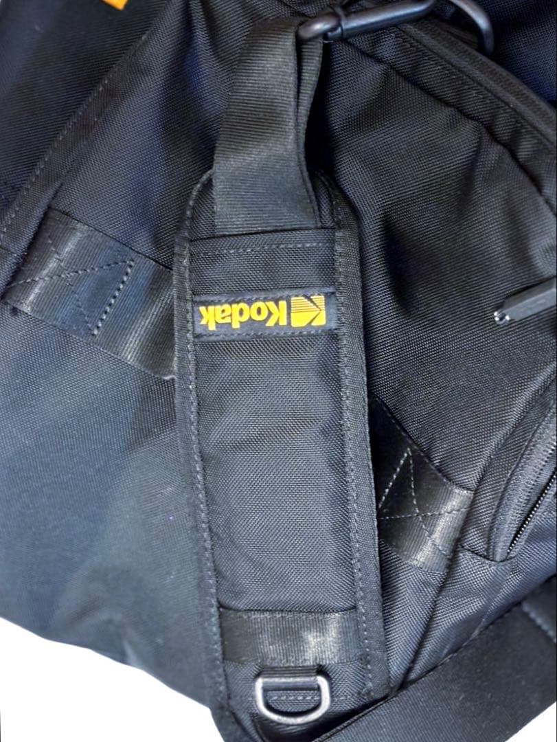 【新品未使用】KODAKアパレル ミディアムボストンバッグ 黒