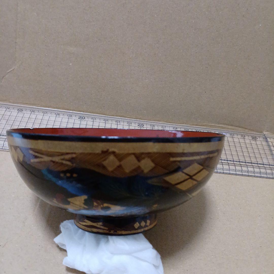 江戸時代の秀衝塗　椀