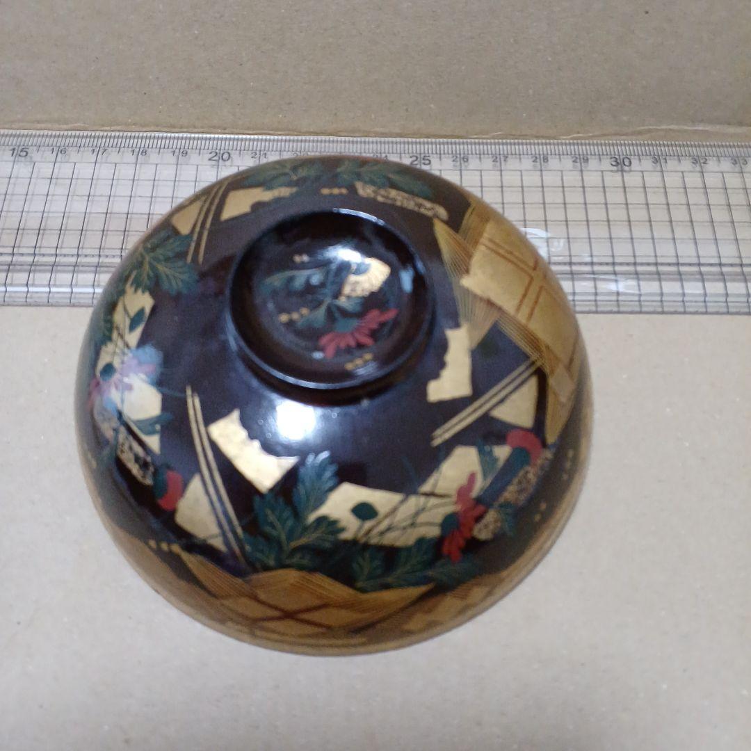 江戸時代の秀衝塗　椀