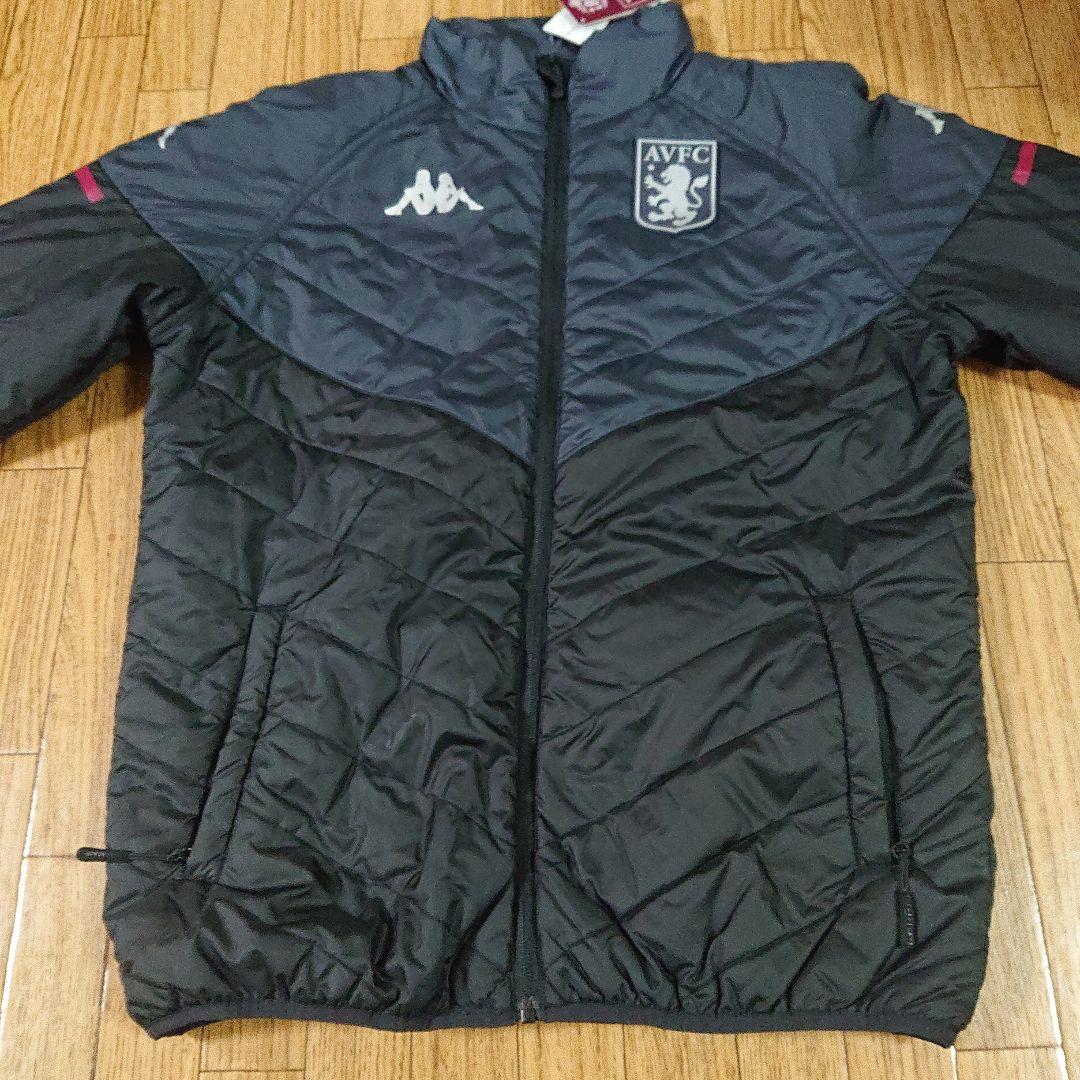 新品Kappa Aston Villa中綿パデッドジャケット黒