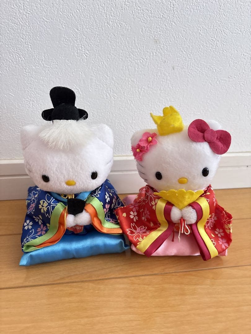 ハローキティ キティちゃん ダニエル ひな祭り お雛様 ぬいぐるみセット お手玉