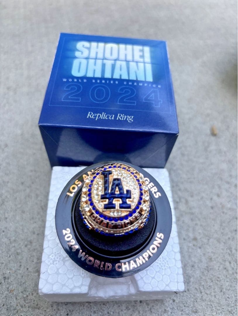 8/6ドジャースタジアム入場者限定配布 チャンピオンリング 大谷翔平 17