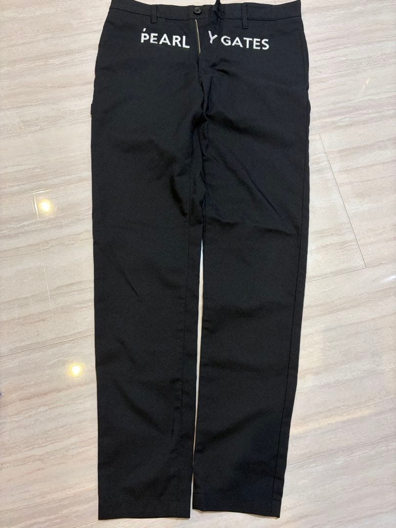 PEARLY GATES ブラック ゴルフパンツ
