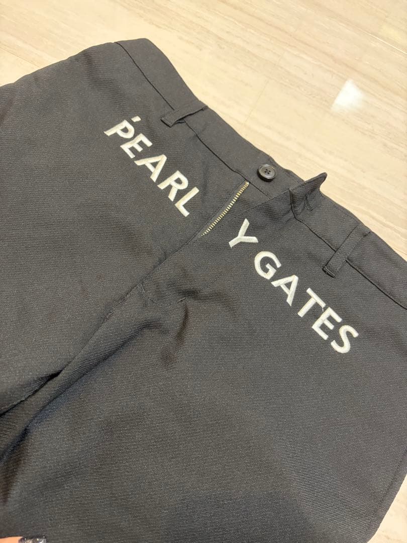 PEARLY GATES ブラック ゴルフパンツ