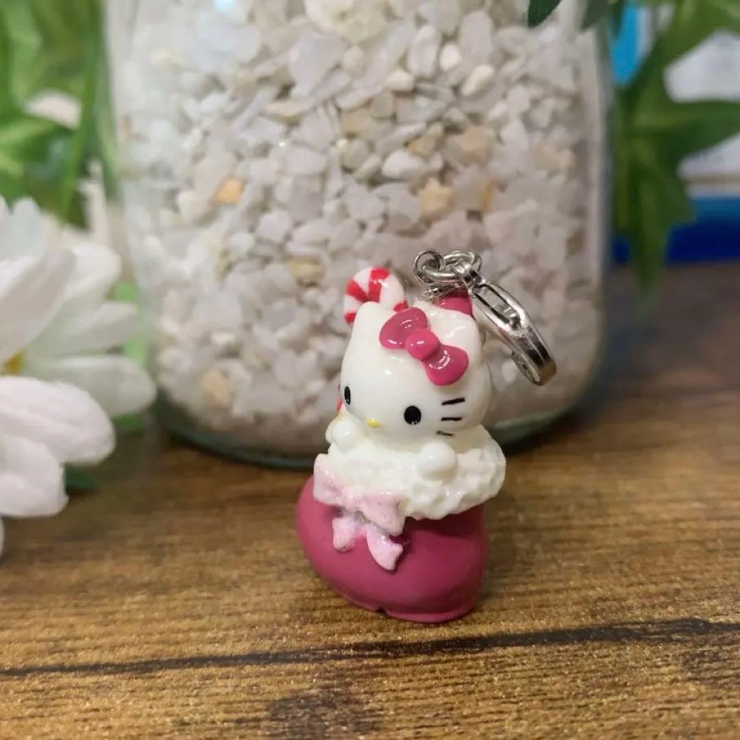 激レア クリスマス ブーツ＆リボン　キティファスナーマスコット・パーツクラブ