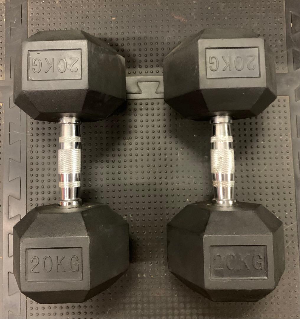 ヘックスダンベルセット25kg30kg 。六角ダンベル。