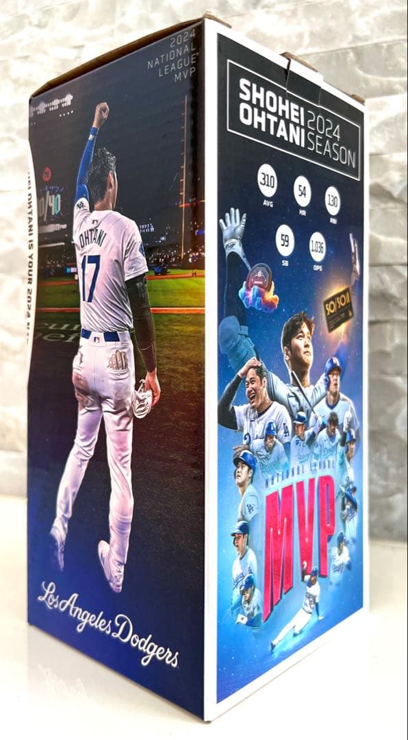 ★新品・未使用：世界に一つのレア逸品★大谷翔平2024MVPボブルヘッド表面粘土