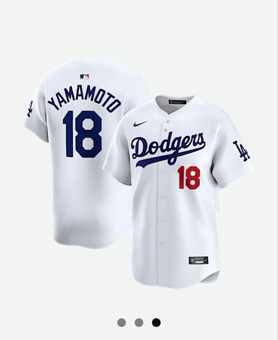 Nike Dodgers ユニフォーム YAMAMOTO 18