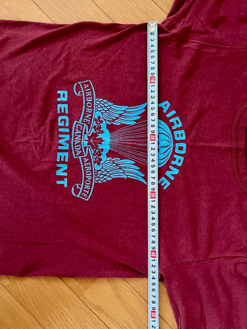 80's MADE IN  陸軍特殊部隊 空挺Tee 裾シングル