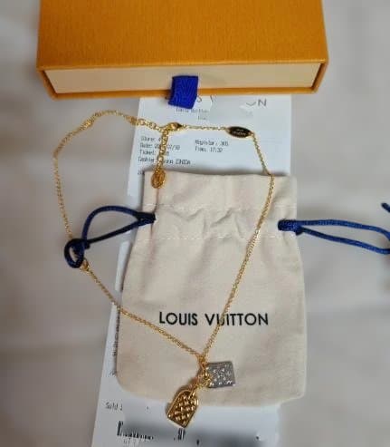 美品 ルイヴィトン ネックレス・ナノグラム_GLD メッキ GLD レディース