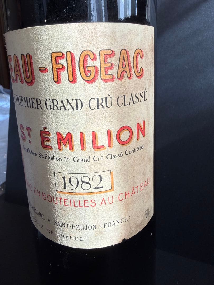 Château Figeac 1982年 赤ワイン