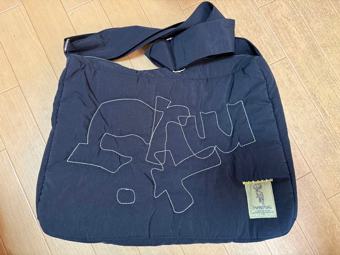 なとり　ntrm Kilted Shoulder Bag ブラック