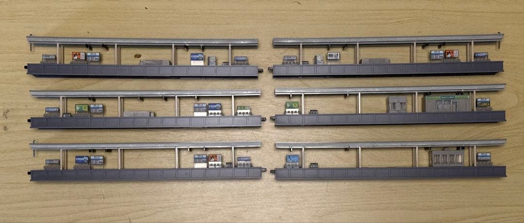 【ジャンク】TOMIX 島式ホームセット（都市型）　他、複数セット