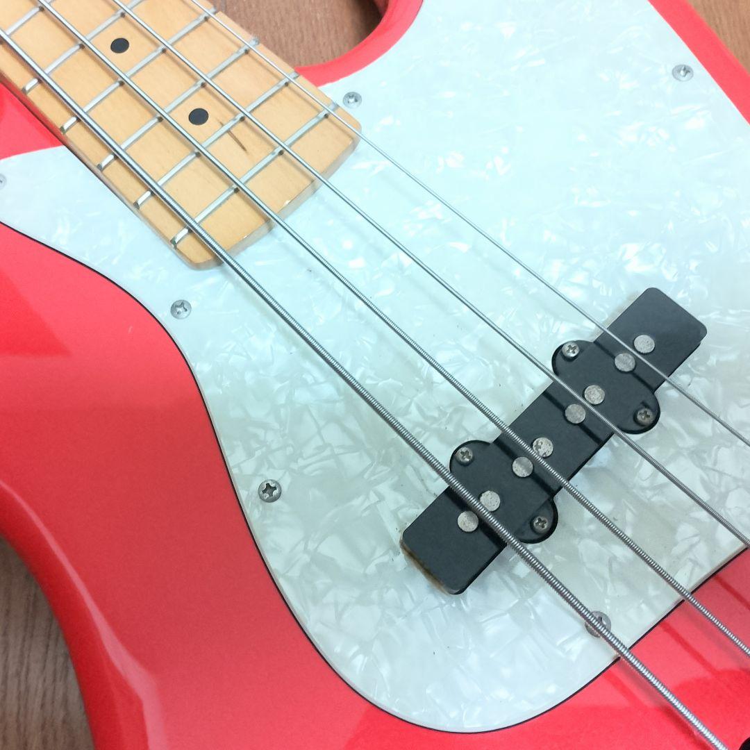 Vintage　ジャズベースタイプ　エレキベース　オレンジ色