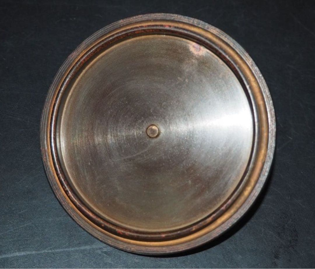 送料無料　人間国宝『高橋敬典』造　銀粒象嵌提手・銀口　正寿堂 木目文鉄瓶　未使用