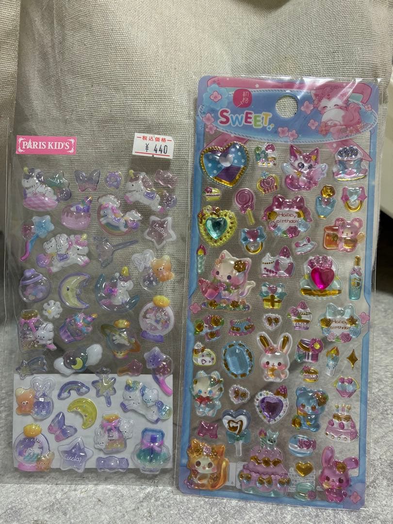 ボンボンドロップシールなどのシール10点セット