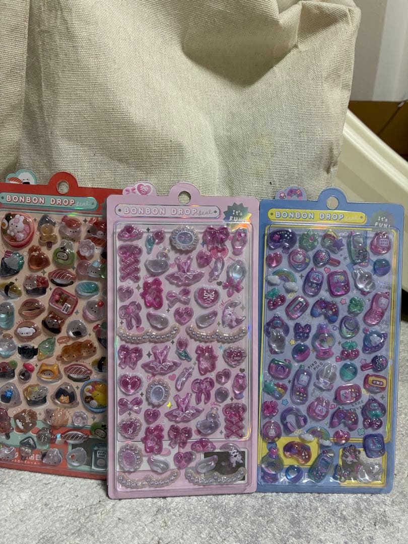 ボンボンドロップシールなどのシール10点セット