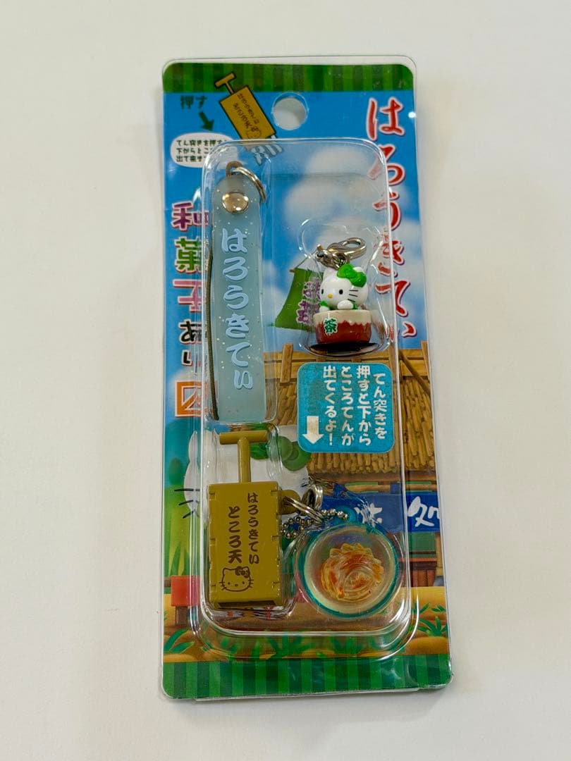 ハローキティストラップ 和菓子あり6種