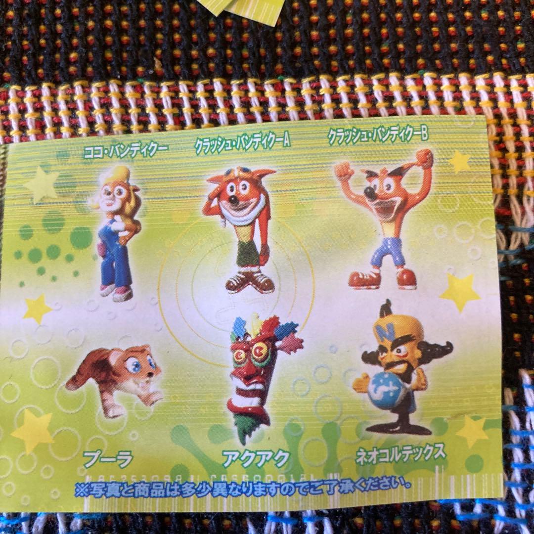 コンプリート◎ブックレット有り◎クラッシュバンディクー　フィギュア　6体セット