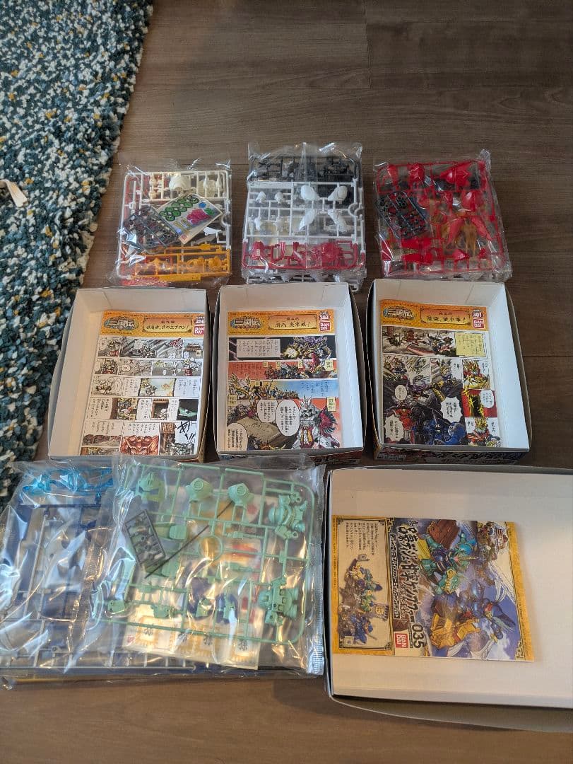 SDガンダム三国伝セット 真・呂蒙＆甘寧 / 張飛 / 孫尚香 / 司馬懿