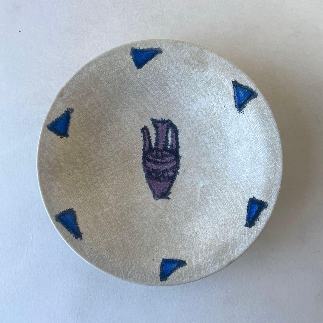 鈴木青々　彩壷鉢　共箱