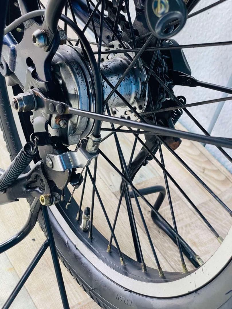 2474パナソニック12アンペア　3人乗り対応子供乗せ　電動アシスト自転車