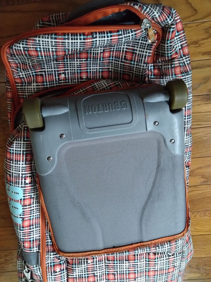 Burton キャリー付きスノーボードケース 166cm チェック柄